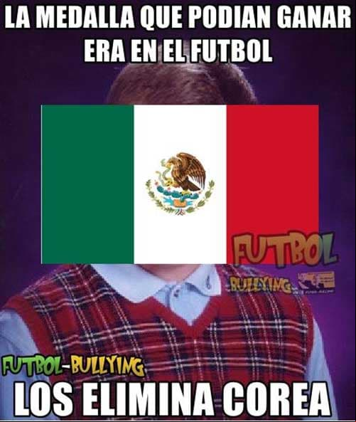 El Tri quedó fuera de los Juegos Olímpicos tras caer con Corea del Sur y en las redes sociales aparecieron las burlas.