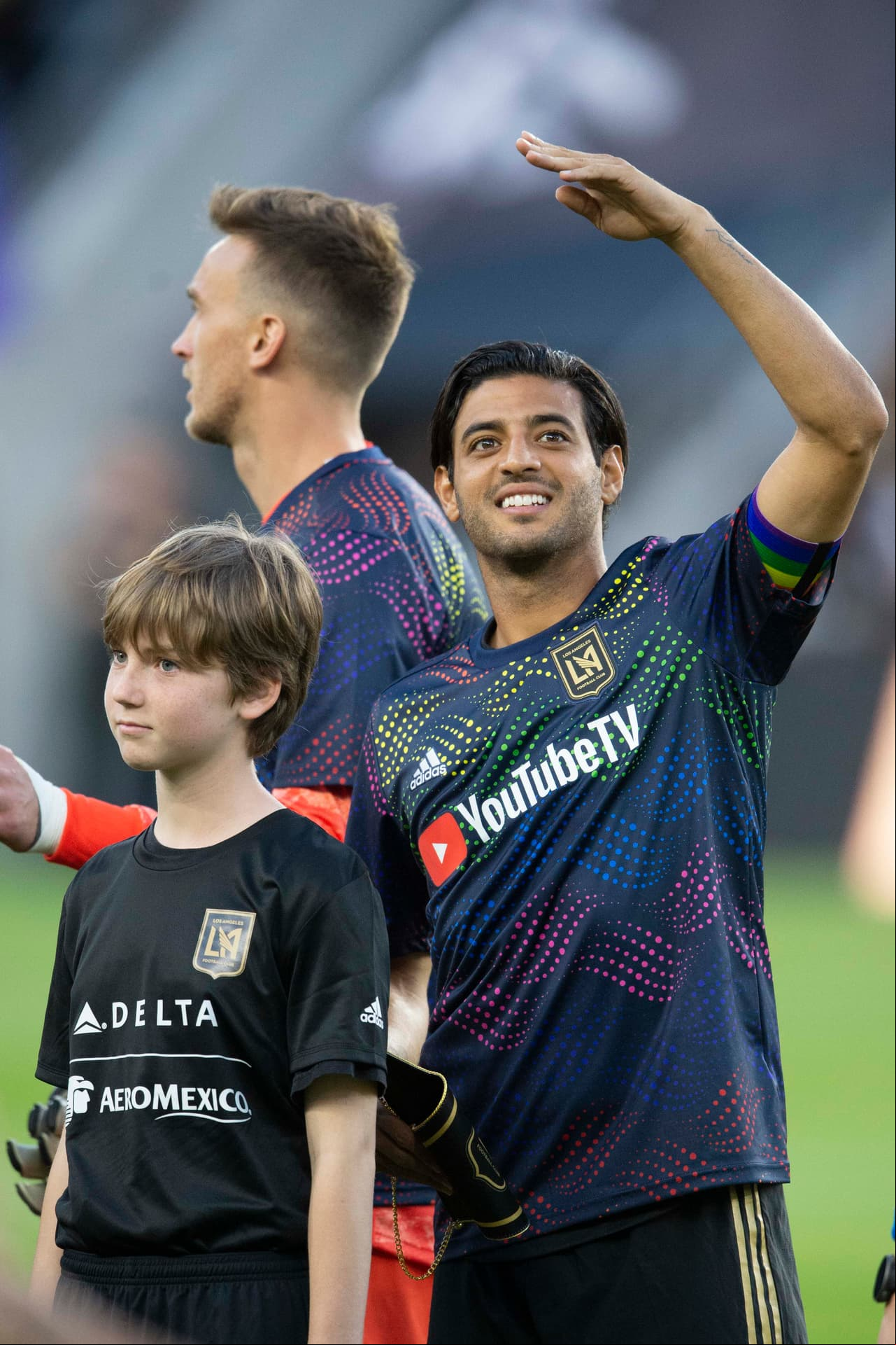 El capitán Carlos Vela, a la cabeza de la iniciativa.