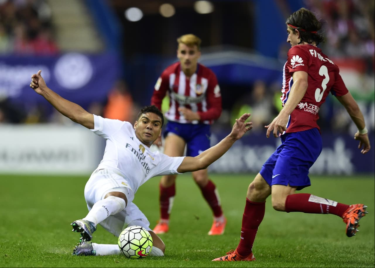 Después del gol merengue, el Atlético de Madrid hizo el desgaste en el partido y buscó de inmediato el empate.