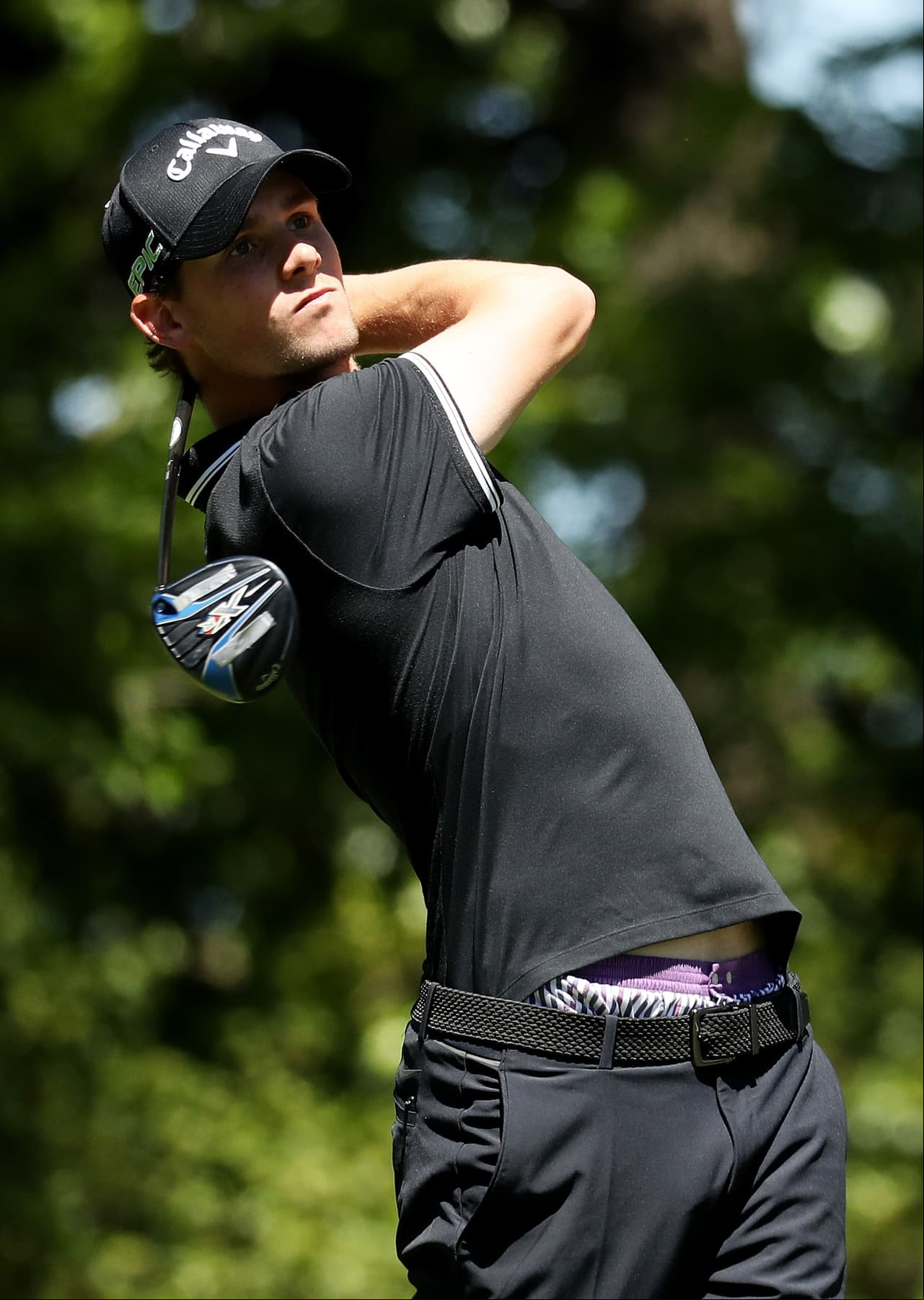 Thomas Pieters empató en el cuarto puesto con cinco bajo el par. Tuvo una tercera ronda de 75 golpes que lo alejó de los líderes.