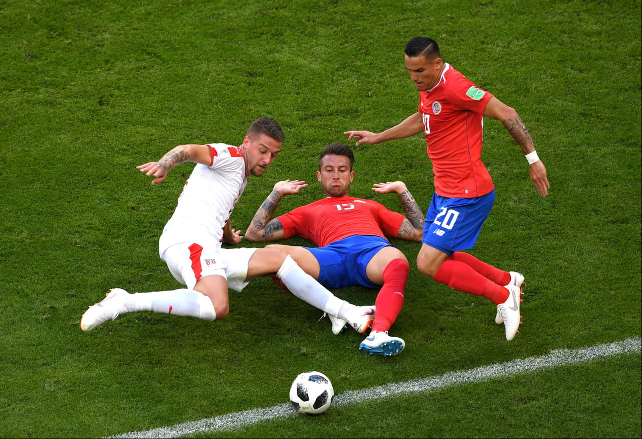 De a poco el partido se fue en un ritmo en el que los ticos no supieron cómo poner en problemas a su rival.