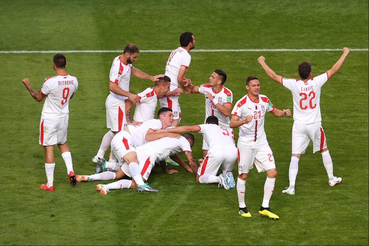 Serbia derrotó 1-0 a Costa Rica en el primer partido del grupo E en el Samara Arena en el Mundial de Rusia 2018.