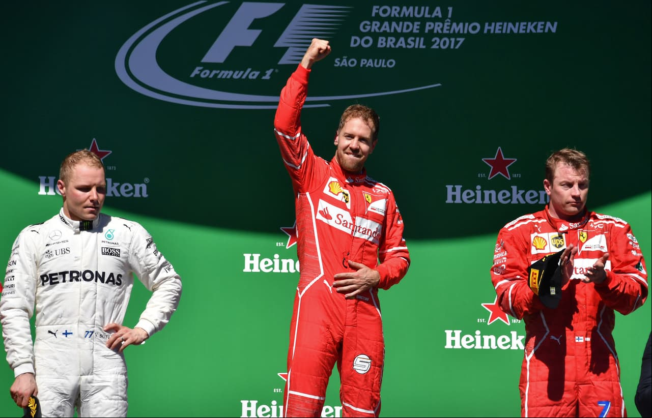 Fue el quinto triunfo de Vettel en esta temporada, luego de siete carreras en la que no pudo llegar al primer lugar.