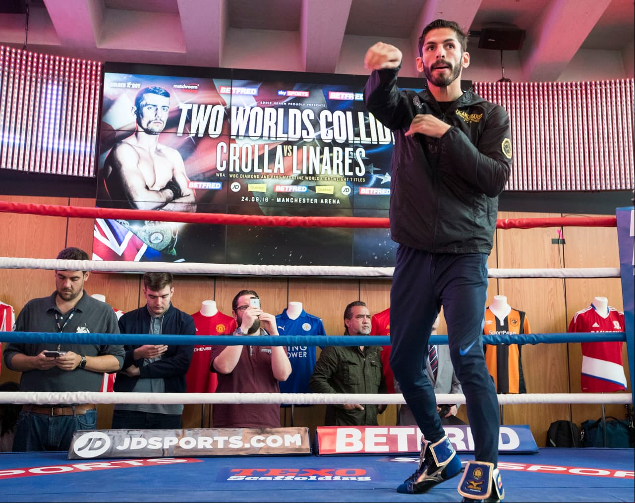 Jorge Linares campeón ligero del CMB y Anthony Crolla monarca de la AMB, están listos para su combate de unificación.