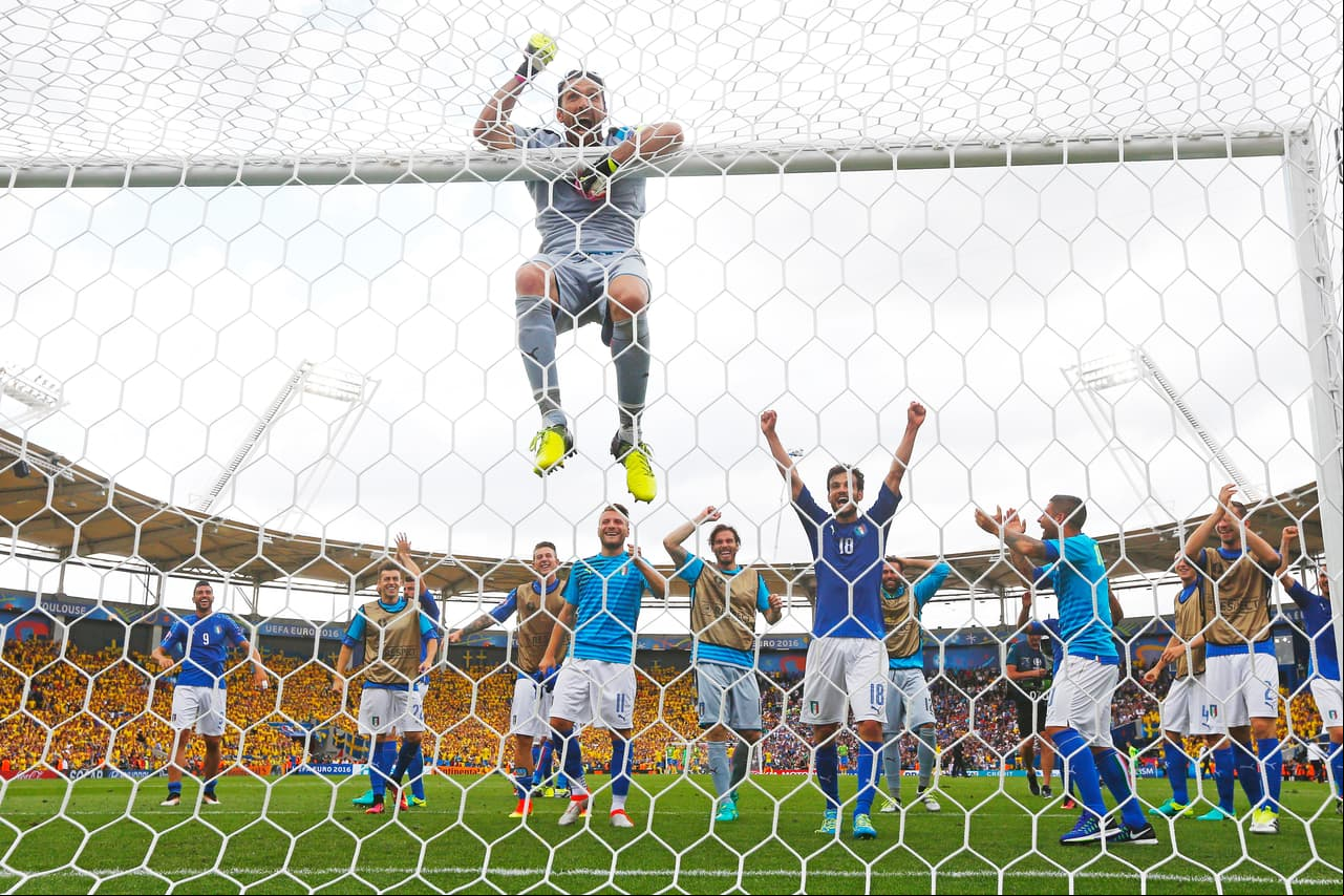 Desde Alemania 2006, Italia inició una relación con 'El Puma' que persiste hasta hoy. Se trata también del patrocinador individual de Gianluigi Buffon.