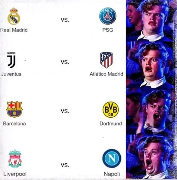 Los mejores memes que nos dejó la Jornada 5 en la Champions League.
