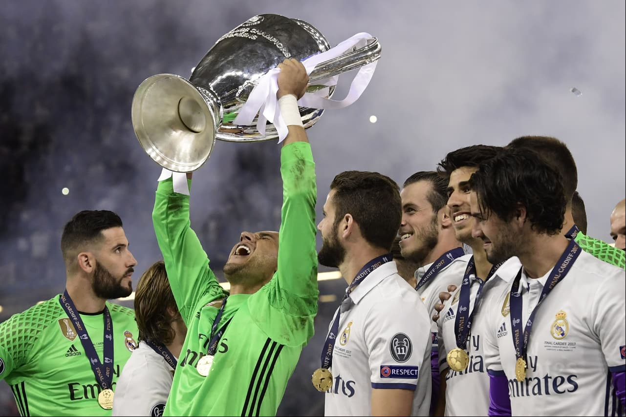 Navas tuvo una campaña intensa en el Bernabéu.