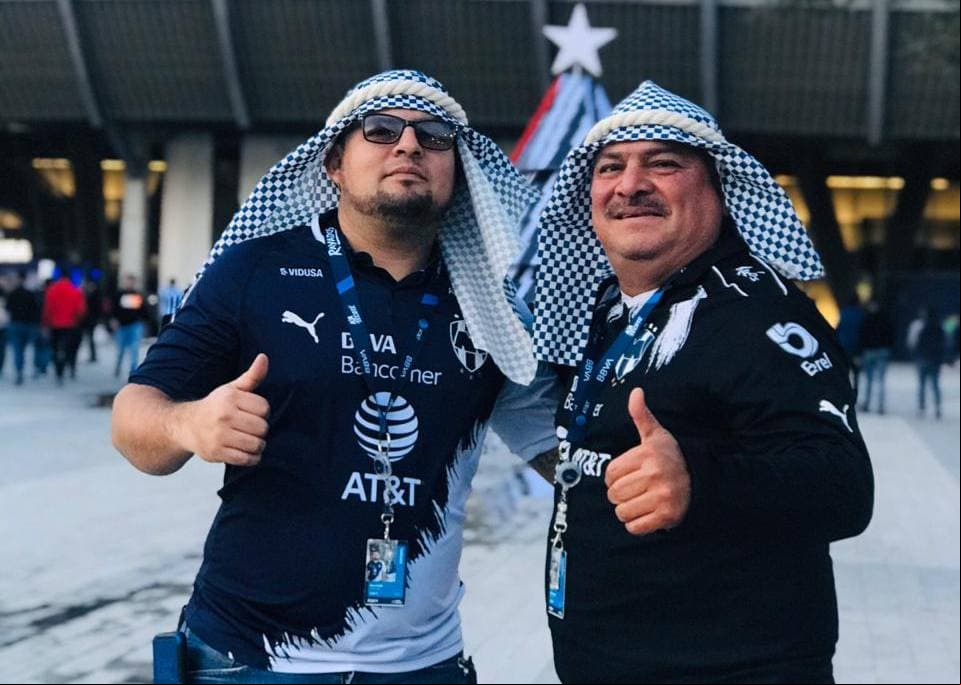 Gran ambiente previo al juego de la Liguilla MX, entre Rayados y Santos.