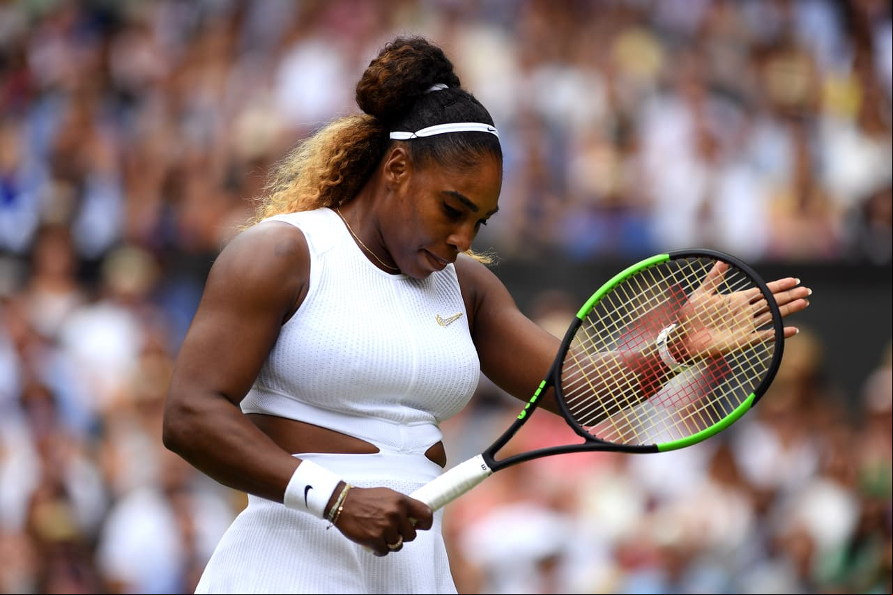 Según pasaban los games, Williams se veía incómoda con su juego mientras que la rumana cada vez más se sentía superior.