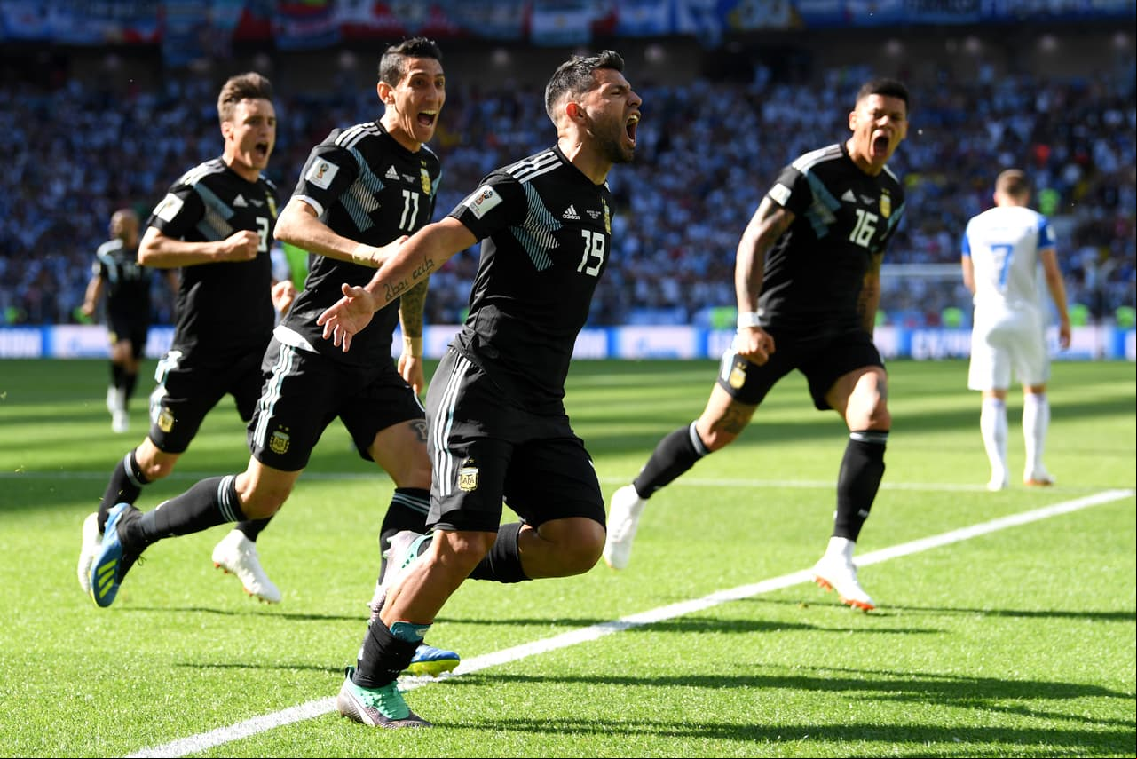Argentina respiraba tranquila luego de ese gol oportuno para irse en ventaja contra un duro rival.