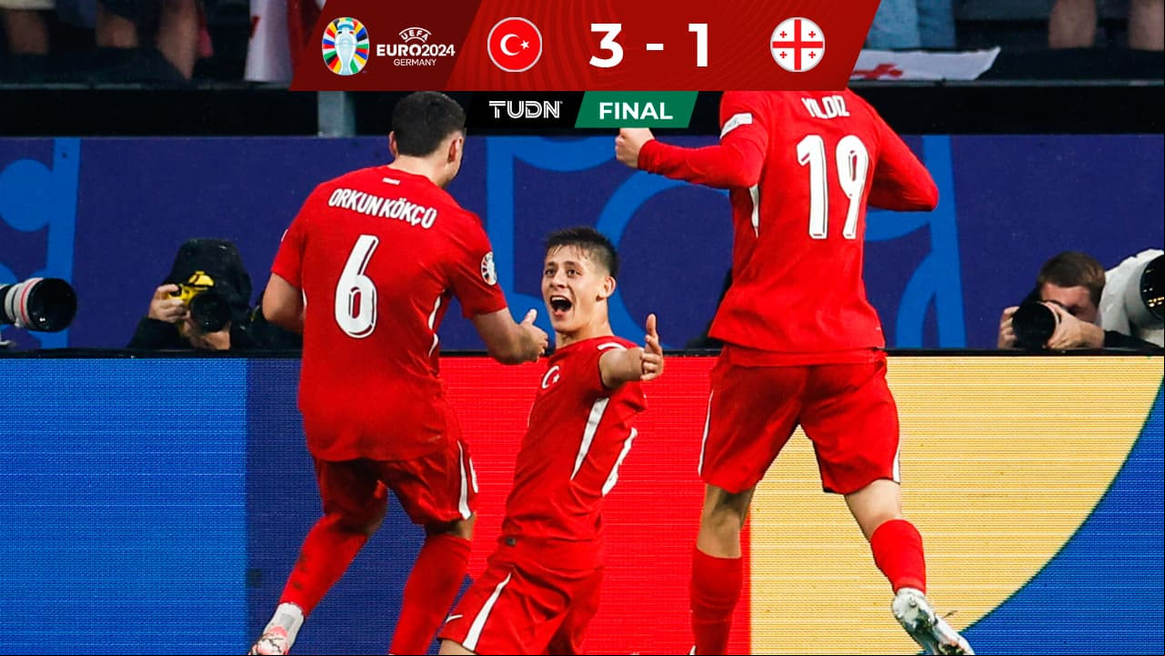 Resumen | A punta de golazos... Turquía vence a Georgia con joyita de Arda Güller