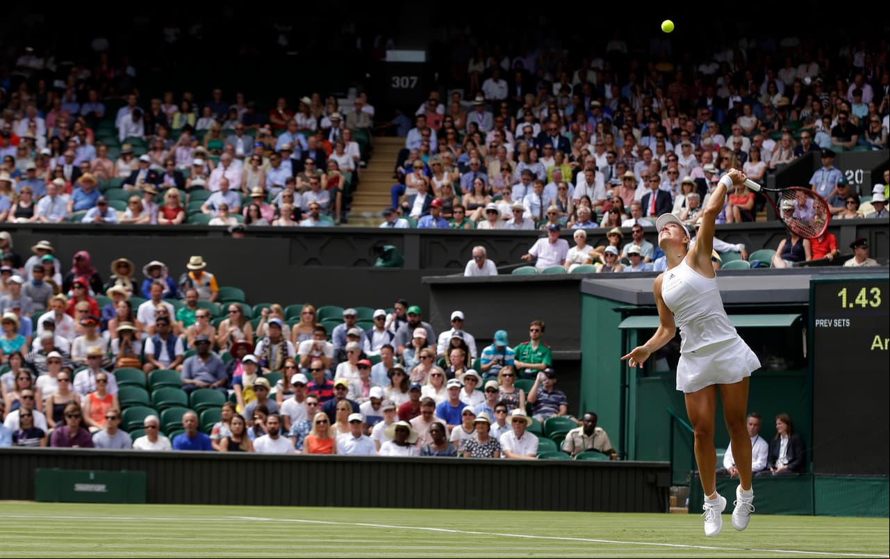 Kerber se impuso en sets corridos 6-4, 6-4 contra Irina Falconi.