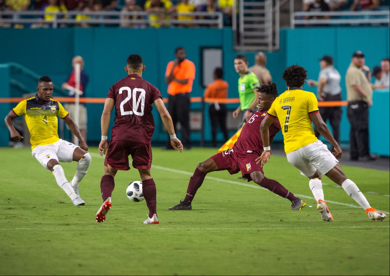 Venezuela y Ecuador igualan a una anotación en partido amistoso disputado en Miami.