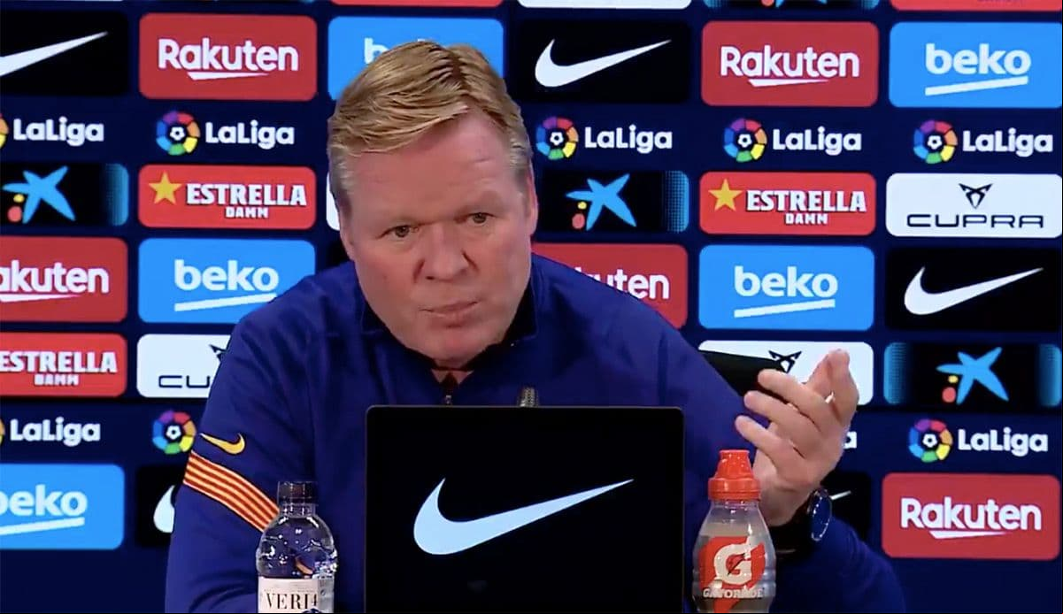 Koeman dice estar “de acuerdo con tuit de Piqué” sobre la Superliga