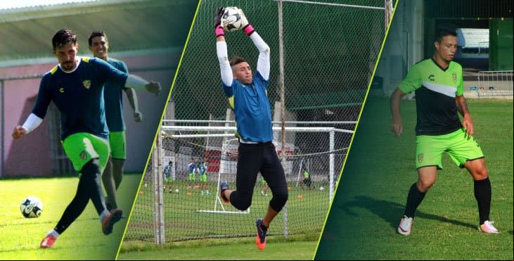 Rafinha, Viana y Fabbro.